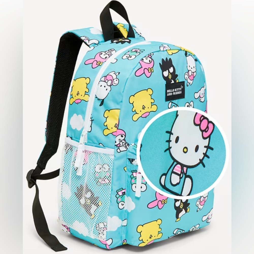 Sanrio Hello Kitty Backpack - Light Blue and Pink
